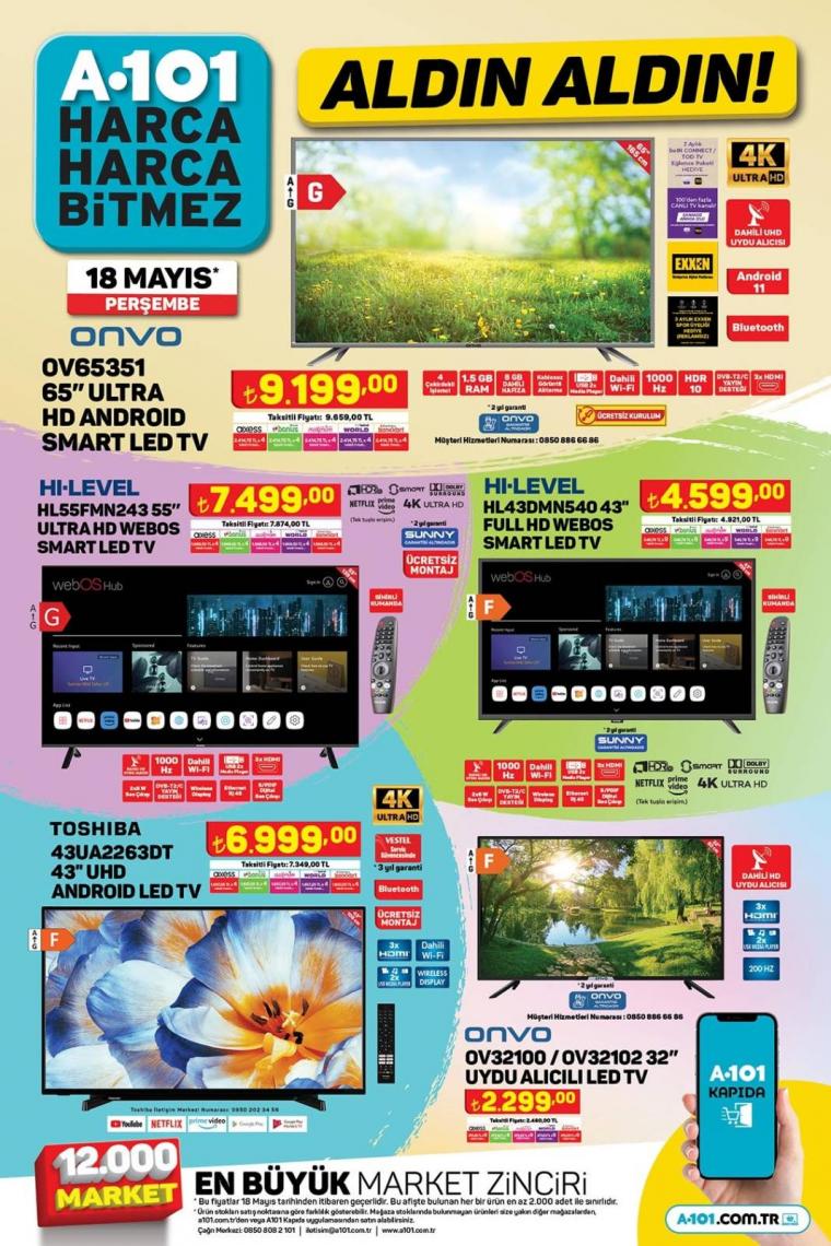 A101, 18 Mayıs Güncel Aktüel Katalog yayımlandı 1